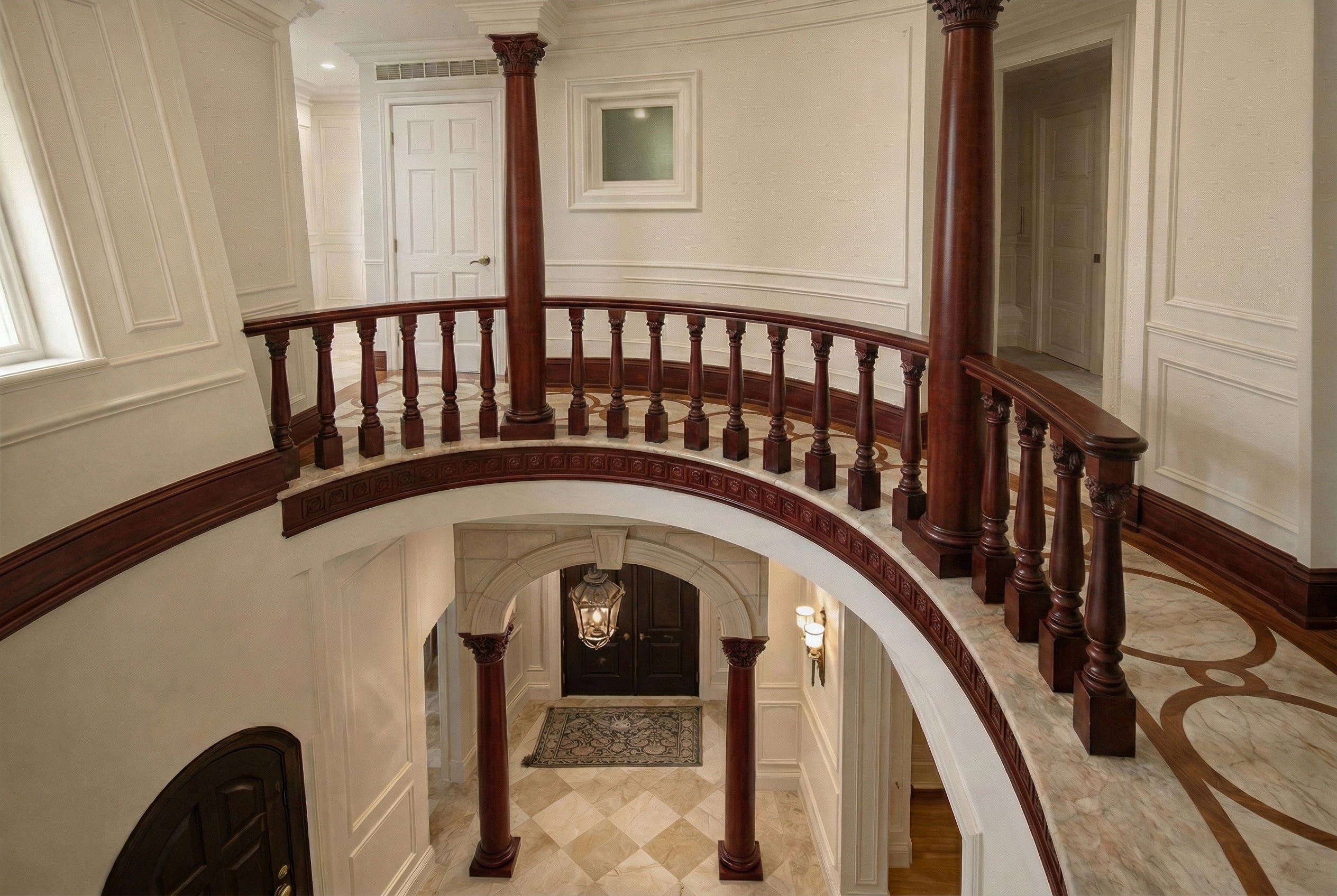 Neoclassic Hallway design — interior photo by GenRoom AI