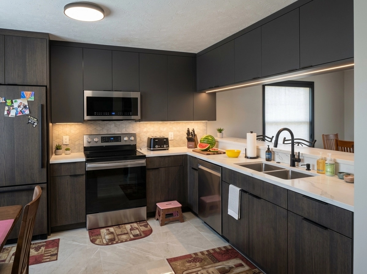 Interior design in Contemporary style — Kitchen by GenRoom AI