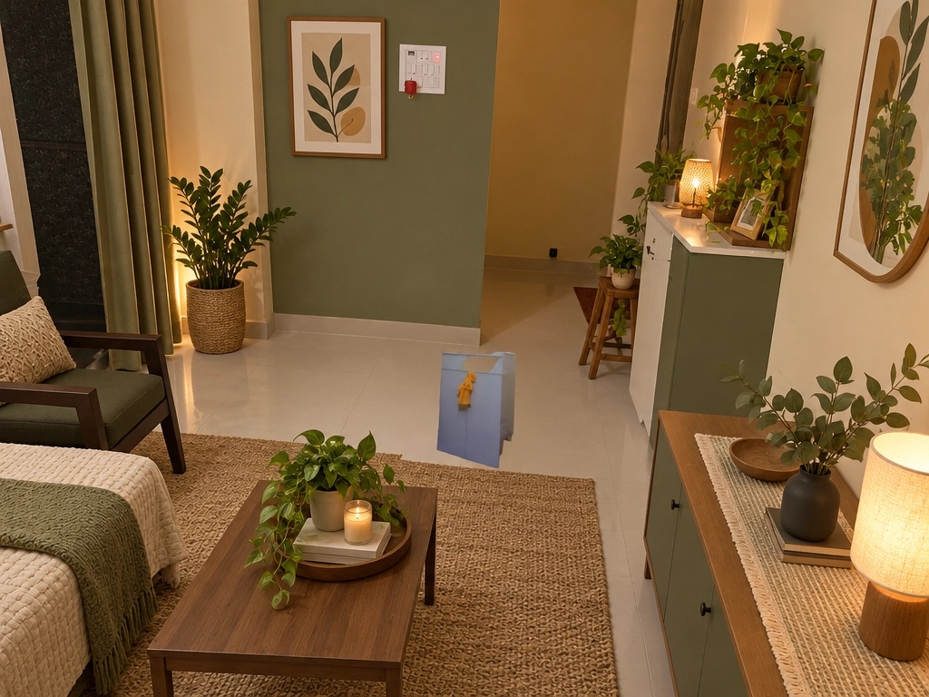 Interior design in Minimalism style — Living Room by GenRoom AI