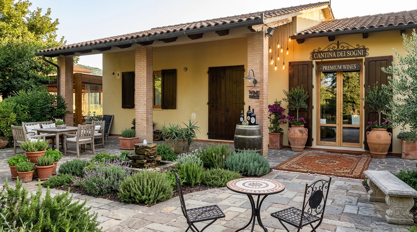 Landscape design in Mediterranean Yard style — Yard by GenRoom AI