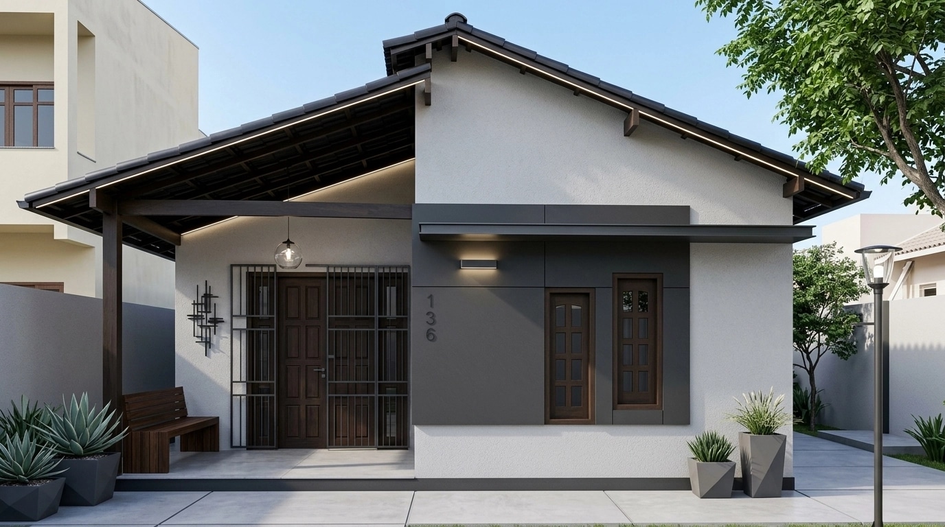 Minimalist Facade Facade design — facade photo by GenRoom AI