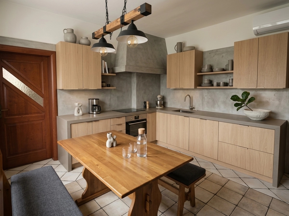 Interior design in Contemporary style — Kitchen by GenRoom AI