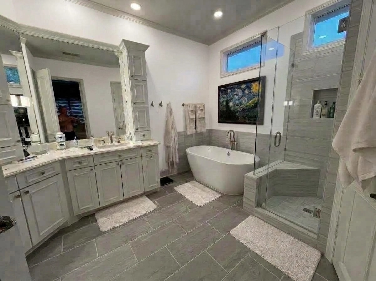 Bathroom interior in no_style style — photo by GenRoom AI