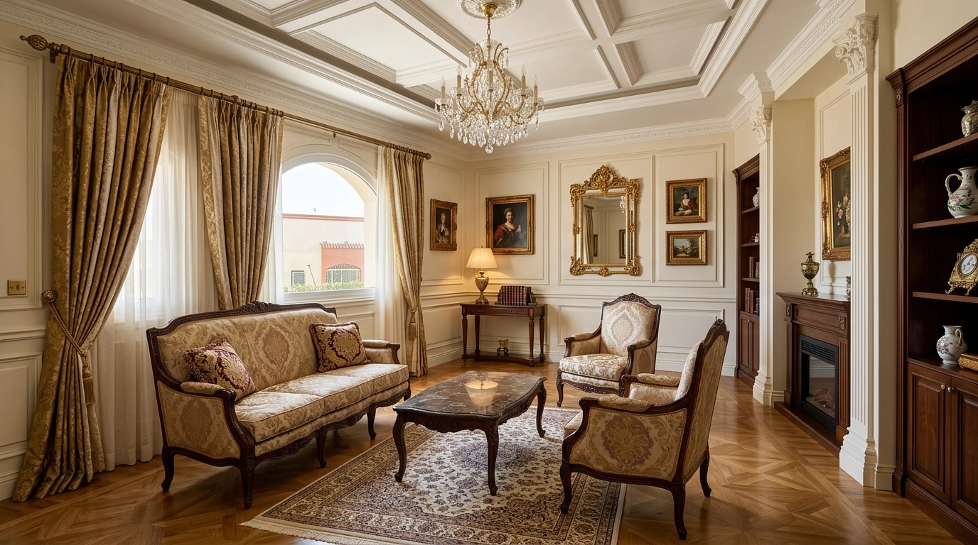 Interior design in Classic style — Living Room by GenRoom AI