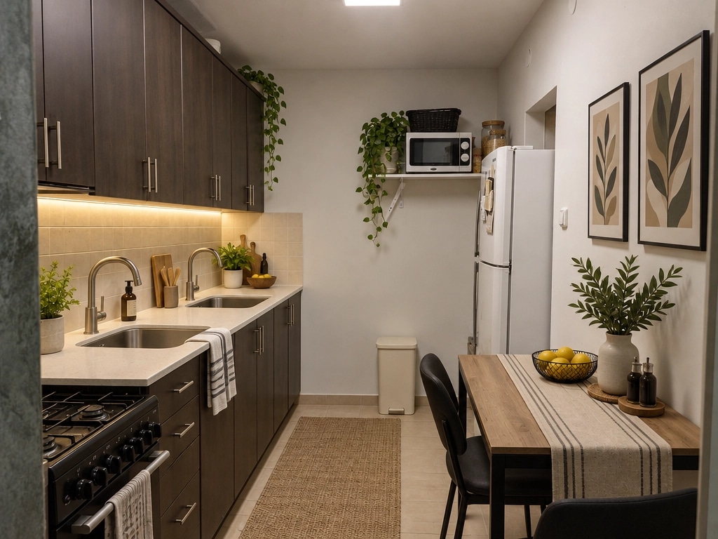 Interior design in Contemporary style — Kitchen by GenRoom AI