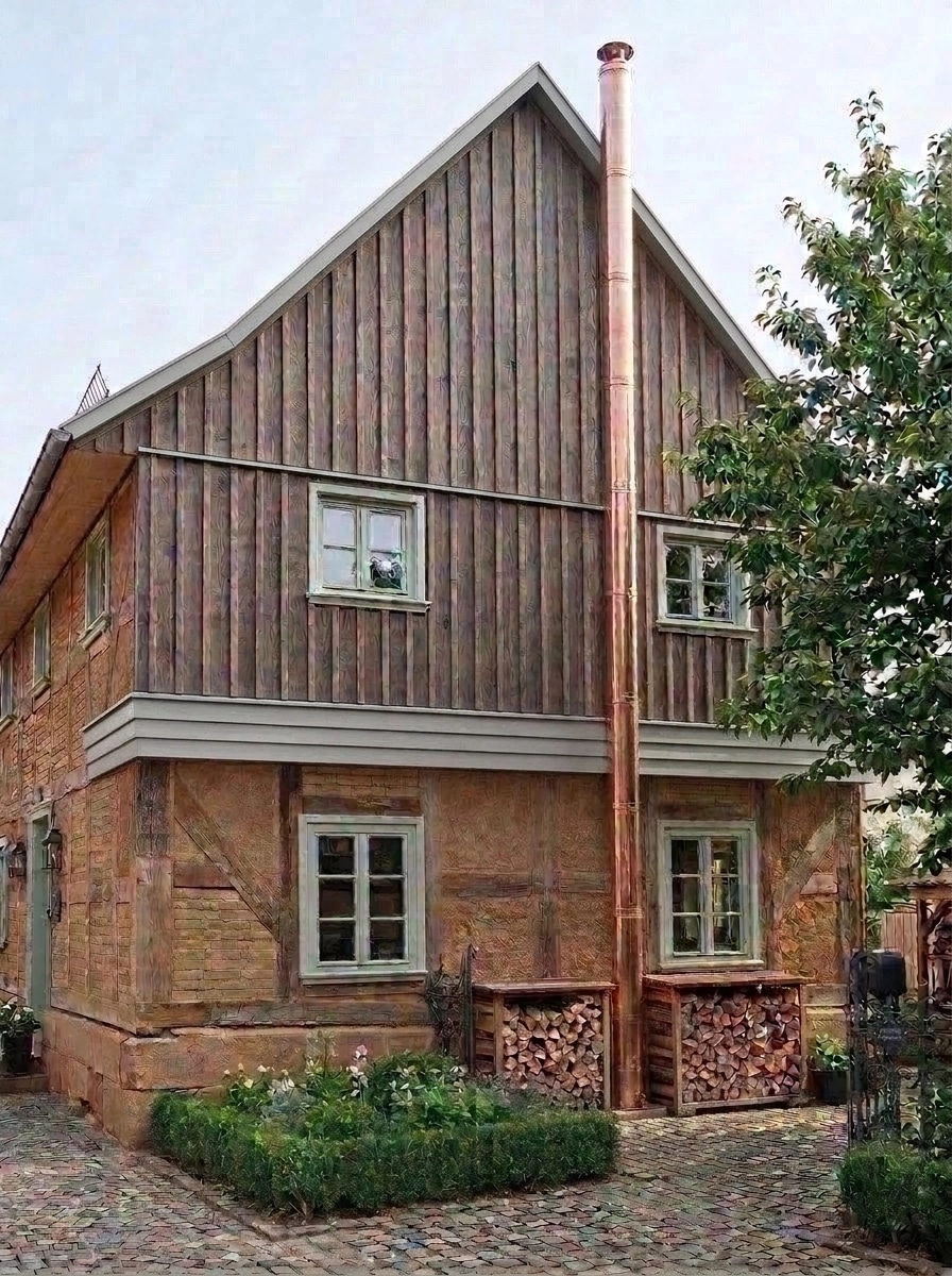 Facade design in Barnhouse Facade style — Facade by GenRoom AI