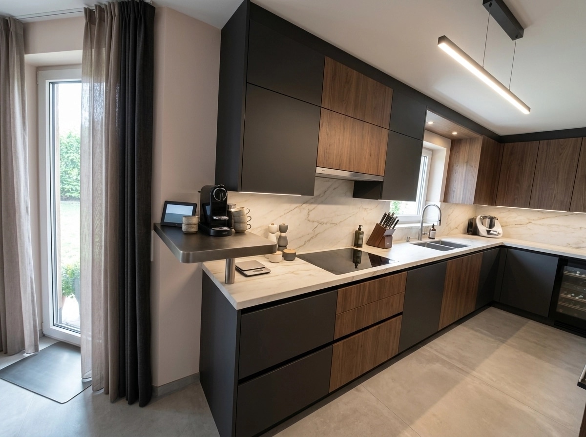 Interior design in Contemporary style — Kitchen by GenRoom AI