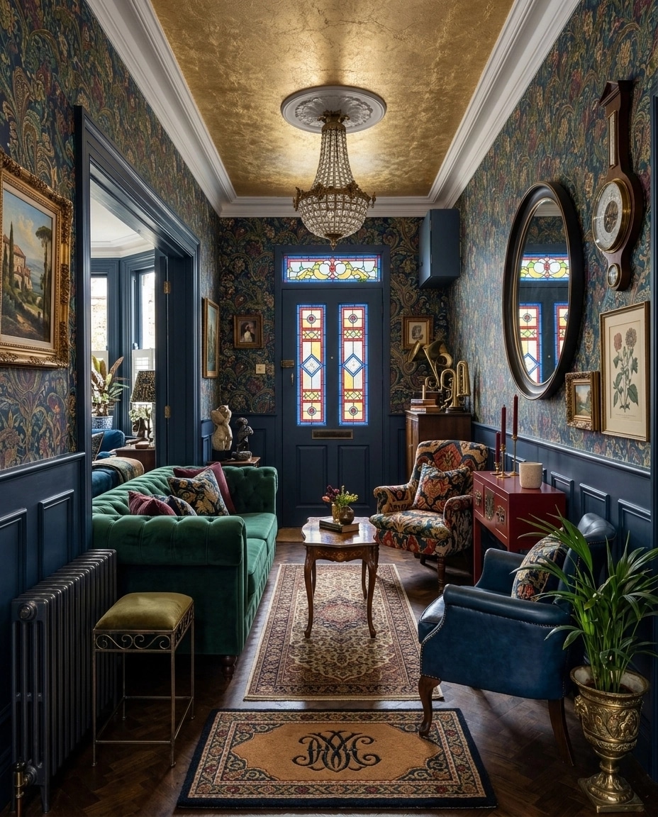 Maximalist Living Room design — interior photo by GenRoom AI