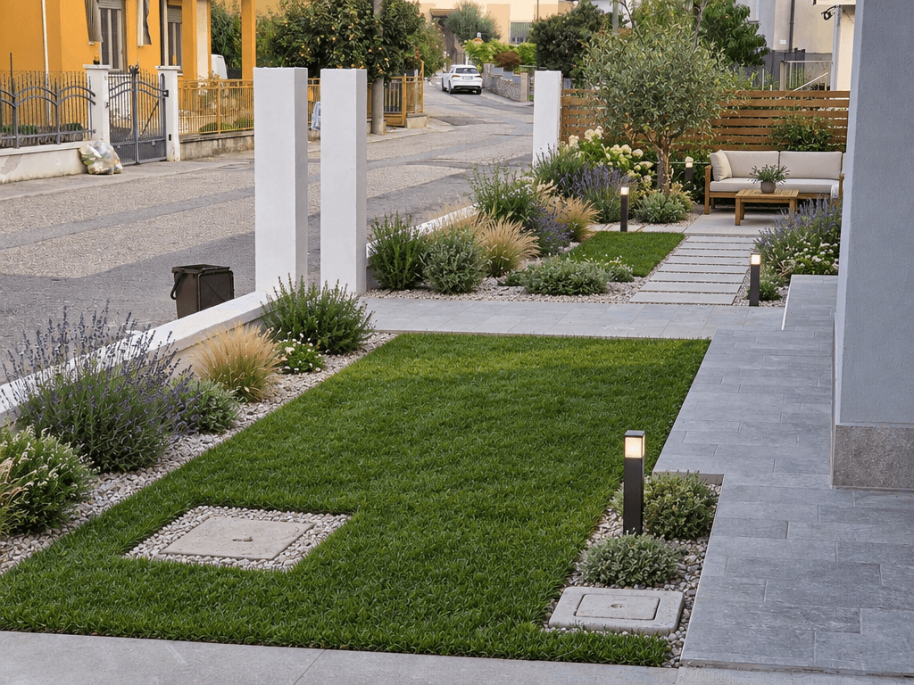 Contemporary Yard Yard design — yard photo by GenRoom AI