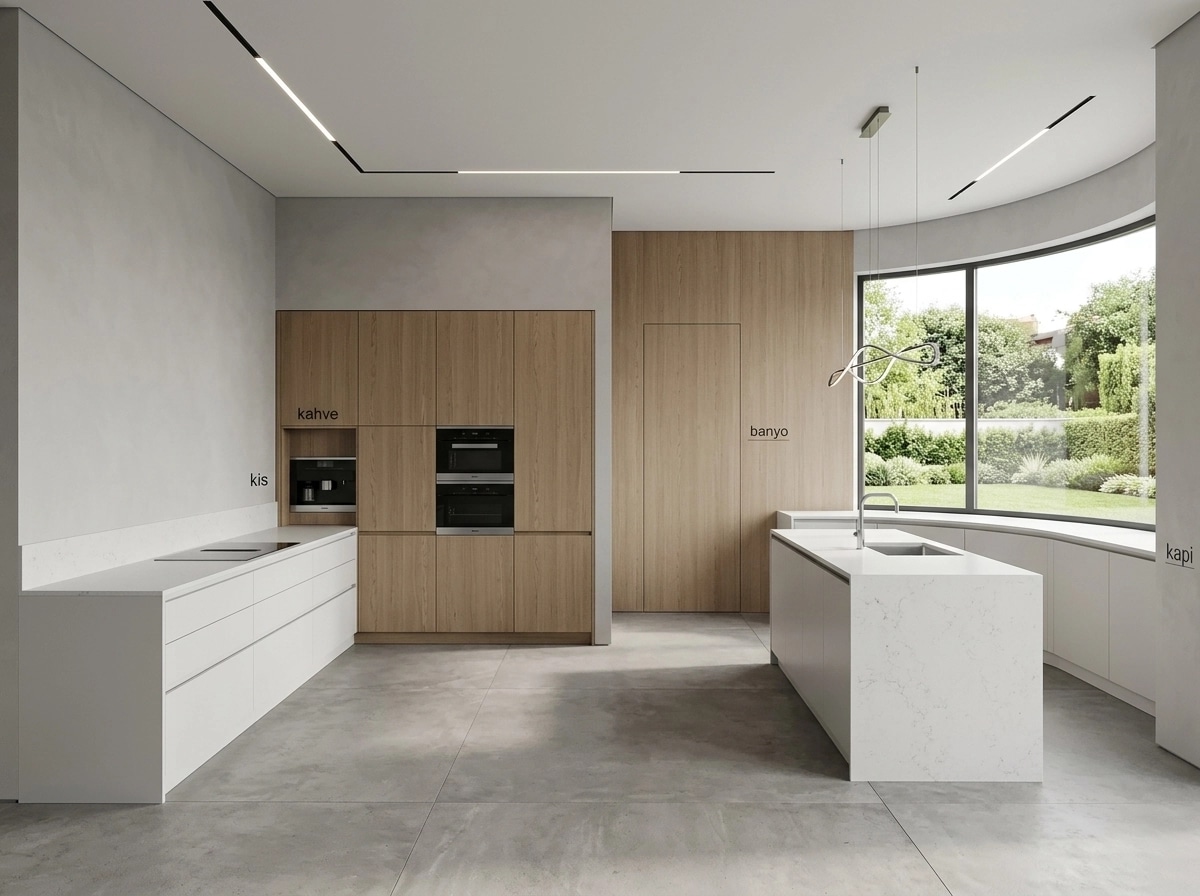 Minimalism Dapur design — interior photo by GenRoom AI