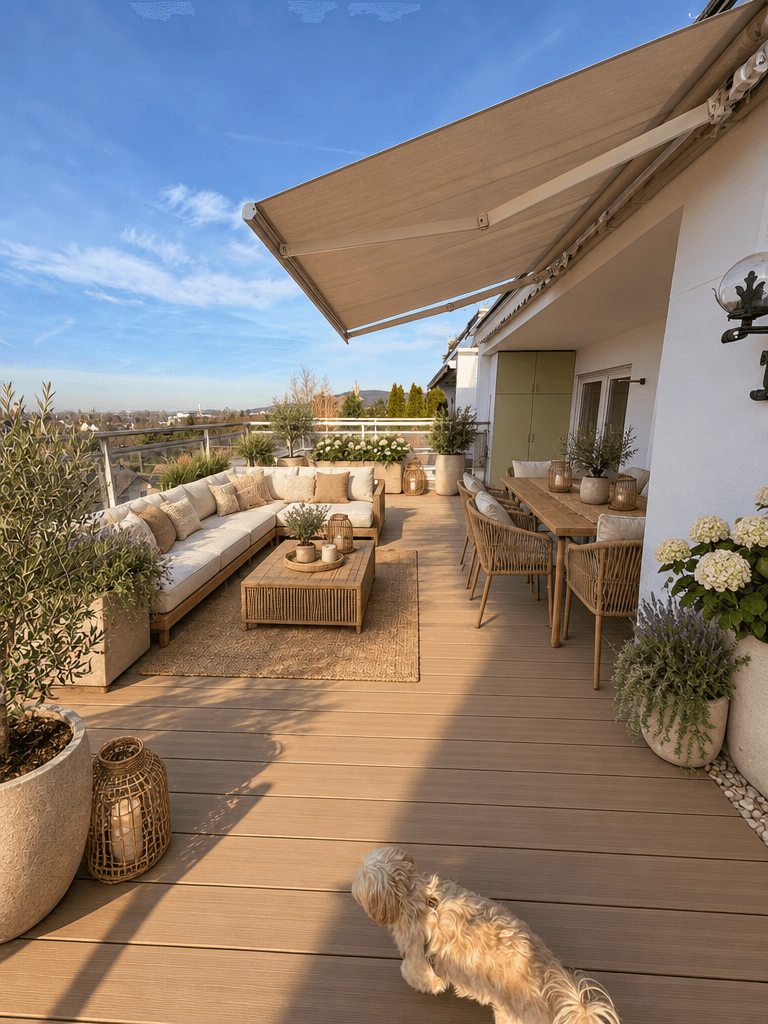 Landscape design in Mediterranean Yard style — Yard by GenRoom AI