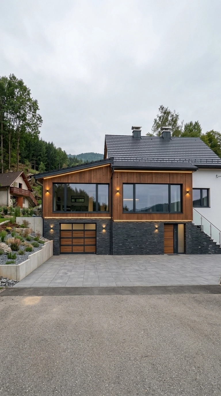 Contemporary Facade Facade design — facade photo by GenRoom AI