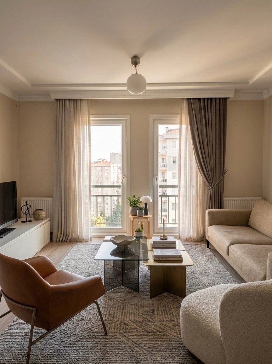 Interior design in Contemporary style — Living Room by GenRoom AI