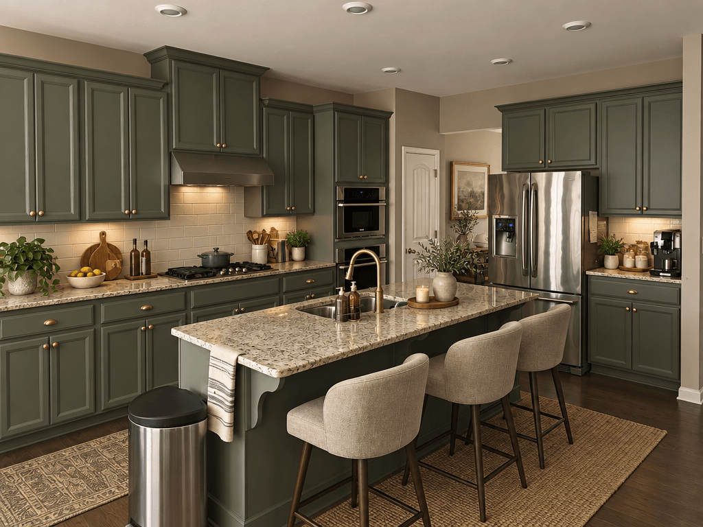 Interior design in Contemporary style — Kitchen by GenRoom AI