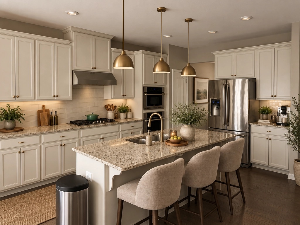 Minimalism Kitchen design — interior photo by GenRoom AI