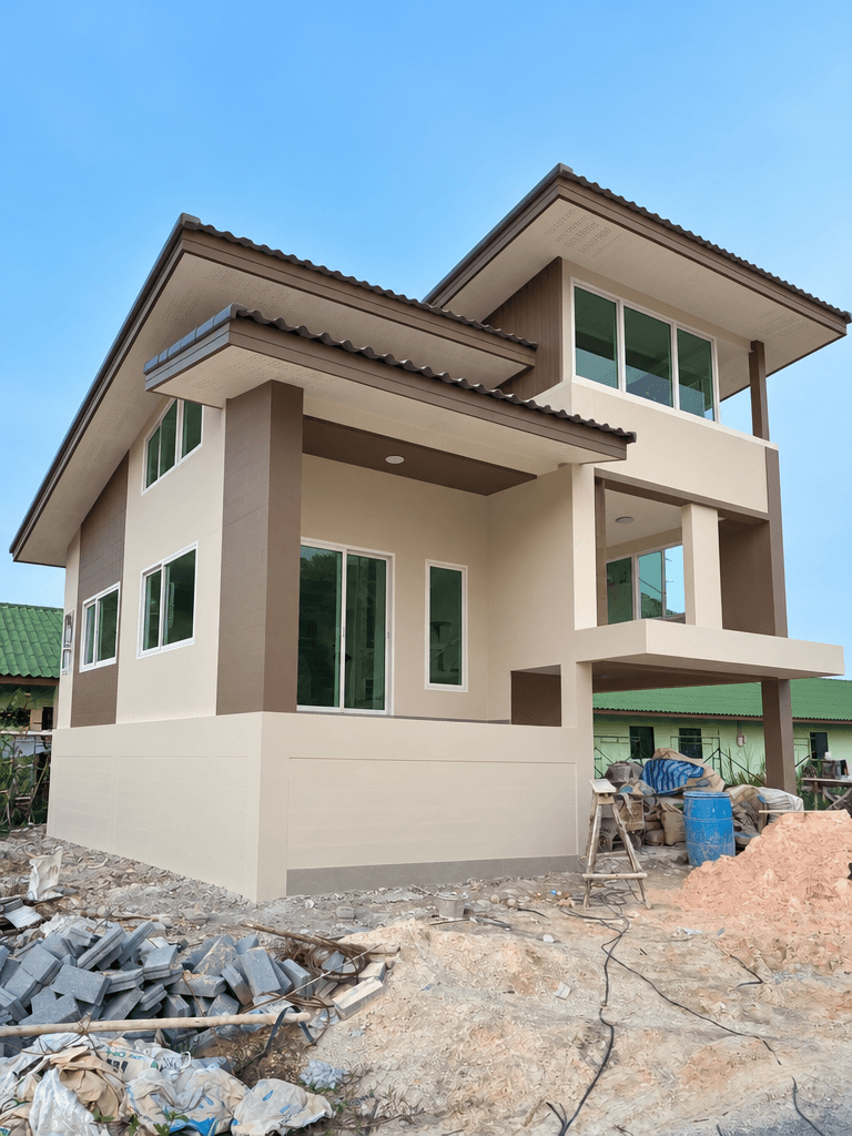 Facade design in no_style style — photo by GenRoom AI