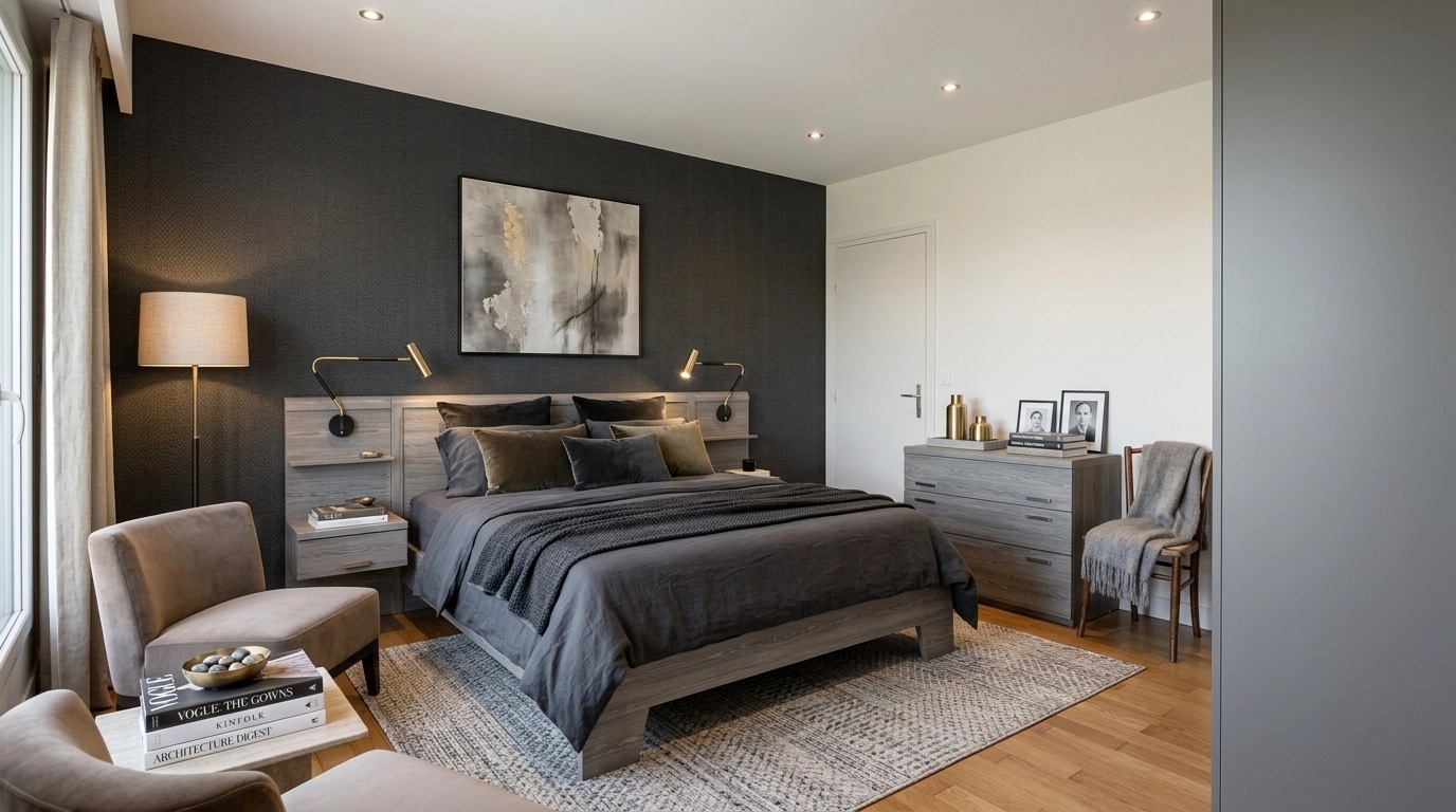 Interior design in Contemporary style — Living Room by GenRoom AI