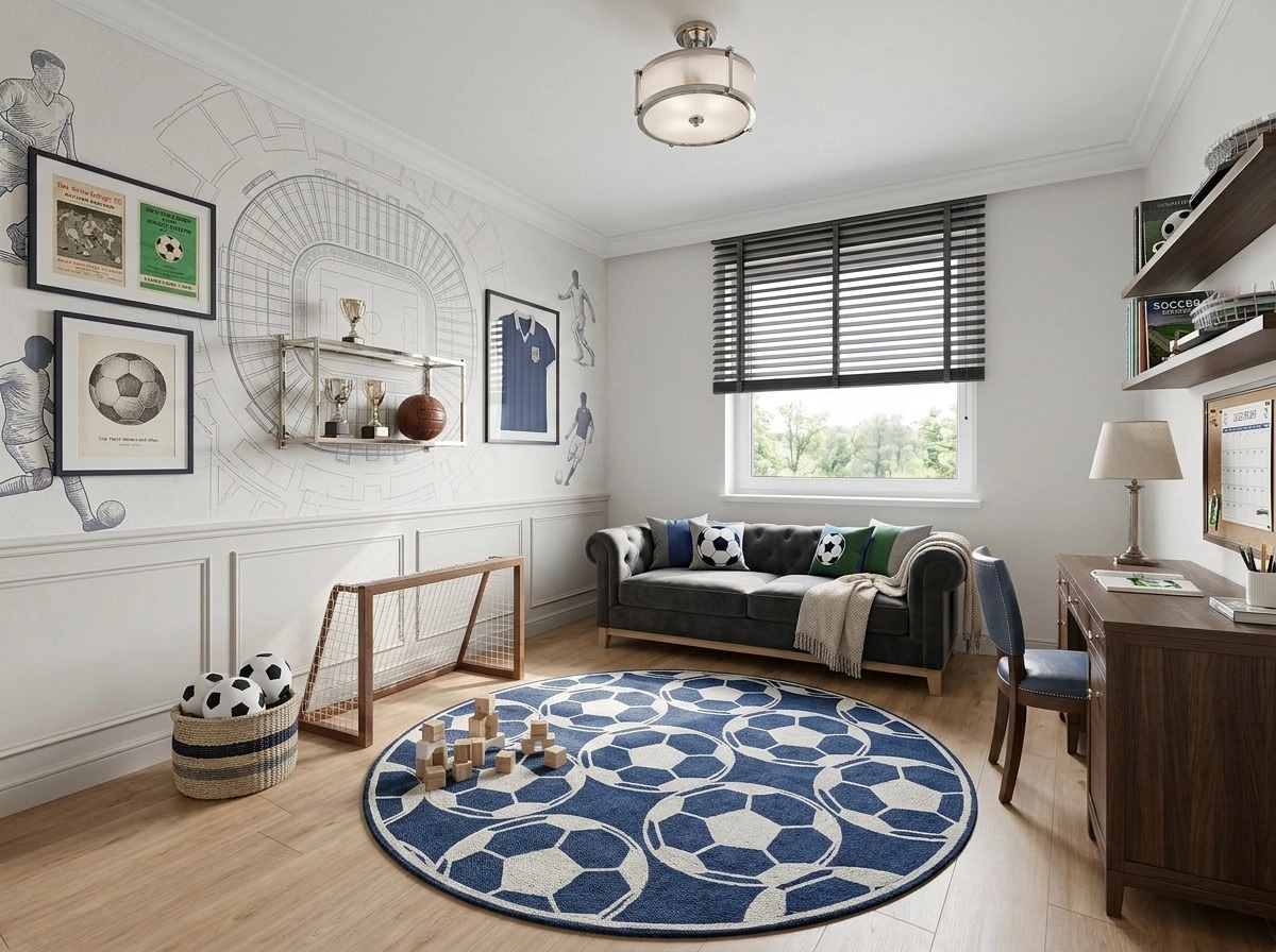 Interior design in Transitional style — Kids Room by GenRoom AI