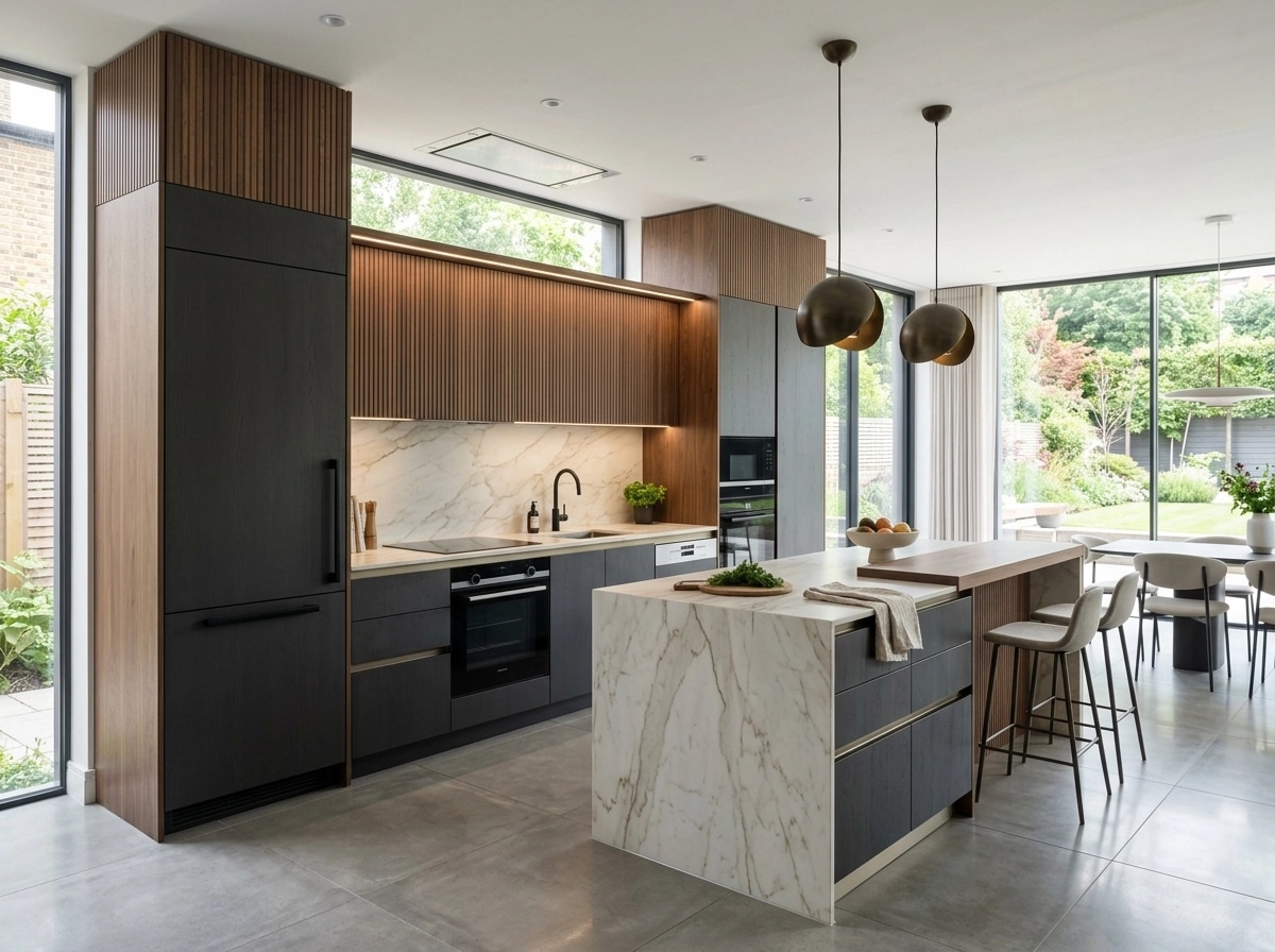 Interior design in Contemporary style — Kitchen by GenRoom AI