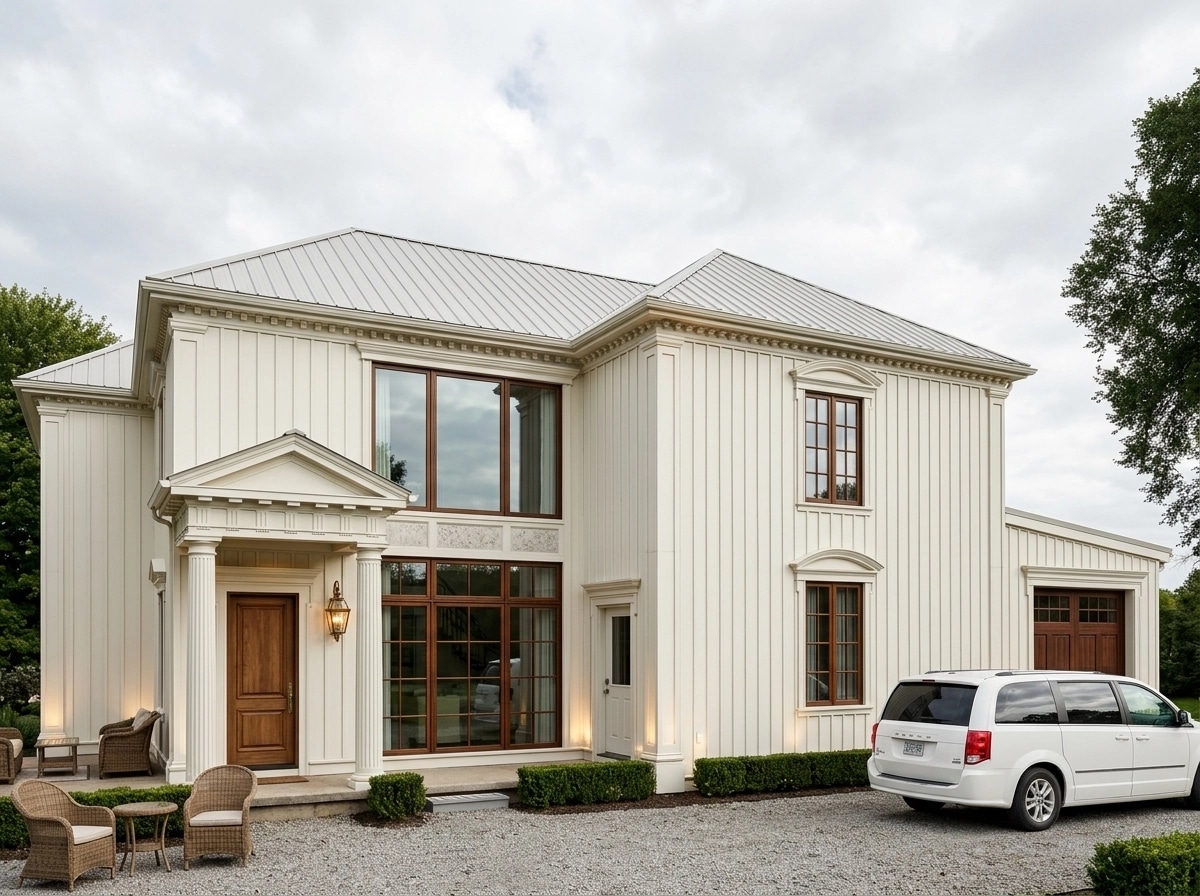 Facade design in Neoclassic Facade style — Facade by GenRoom AI