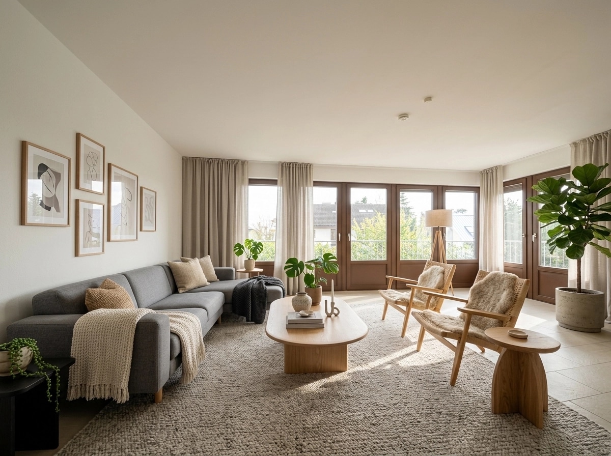 Scandinavian Living Room design — interior photo by GenRoom AI