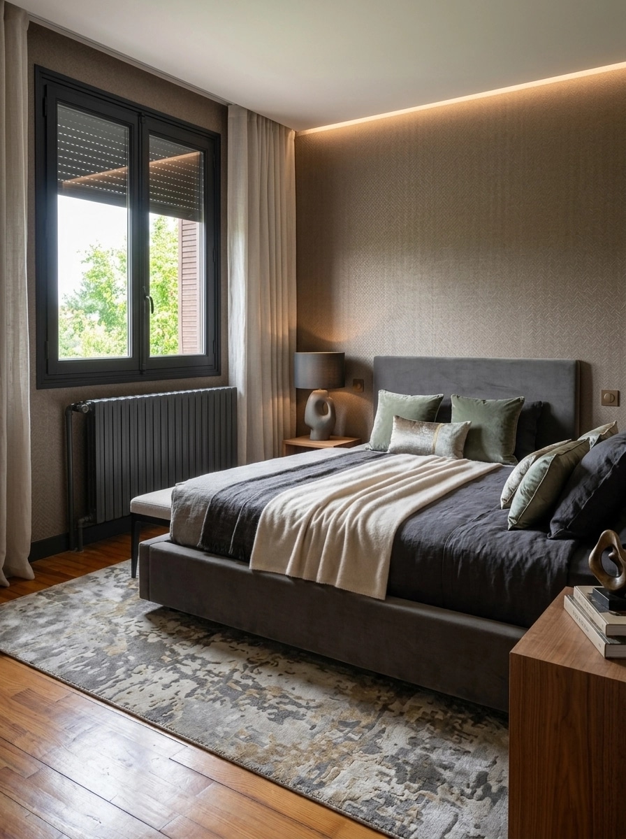 Contemporary Bedroom design — interior photo by GenRoom AI