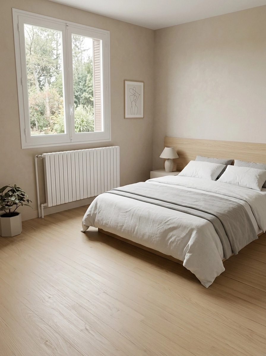 Minimalism Bedroom design — interior photo by GenRoom AI