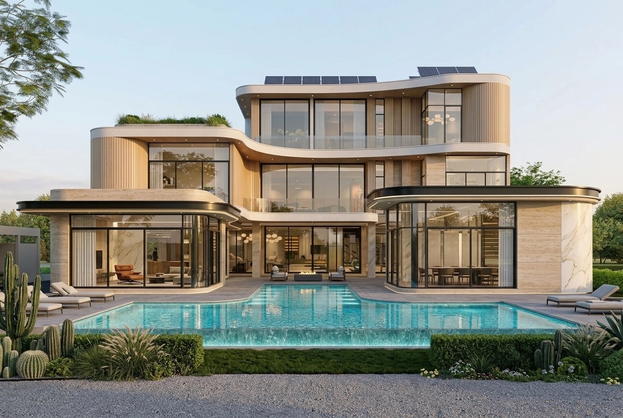 Minimalist Facade Facade design — facade photo by GenRoom AI