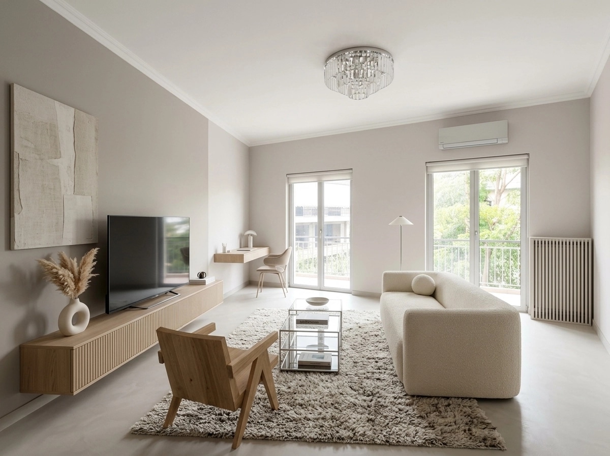 Minimalism Living Room design — interior photo by GenRoom AI