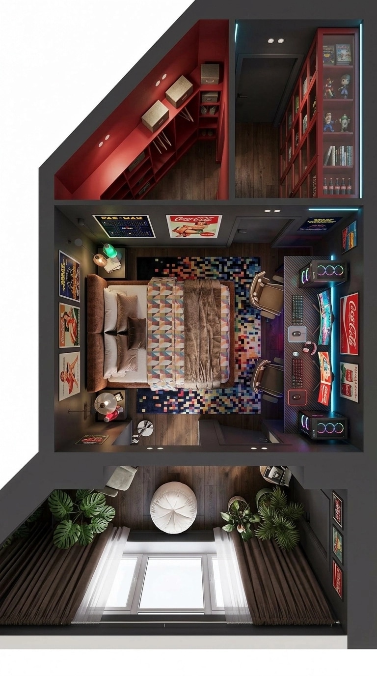 Interior design in Contemporary style — Living Room by GenRoom AI