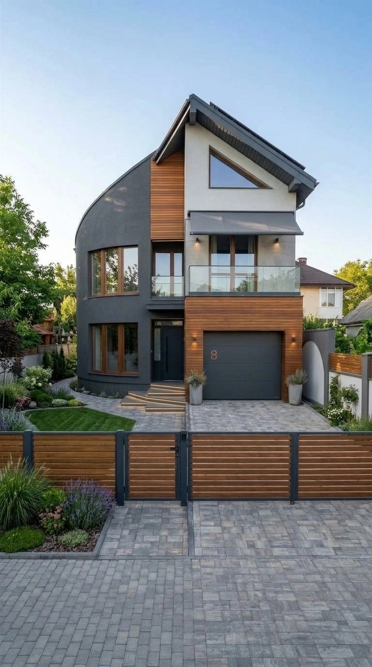 Contemporary Facade Facade design — facade photo by GenRoom AI
