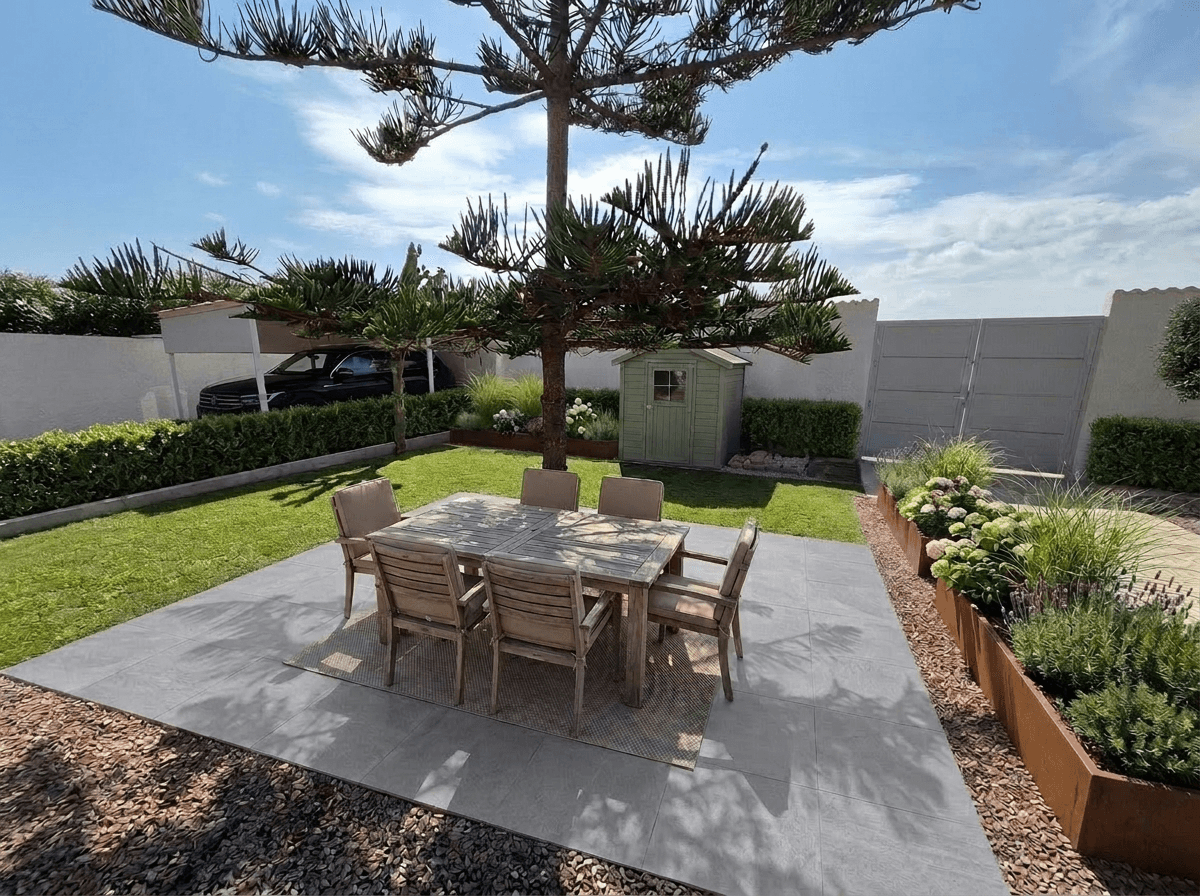 Yard design in no_style style — photo by GenRoom AI