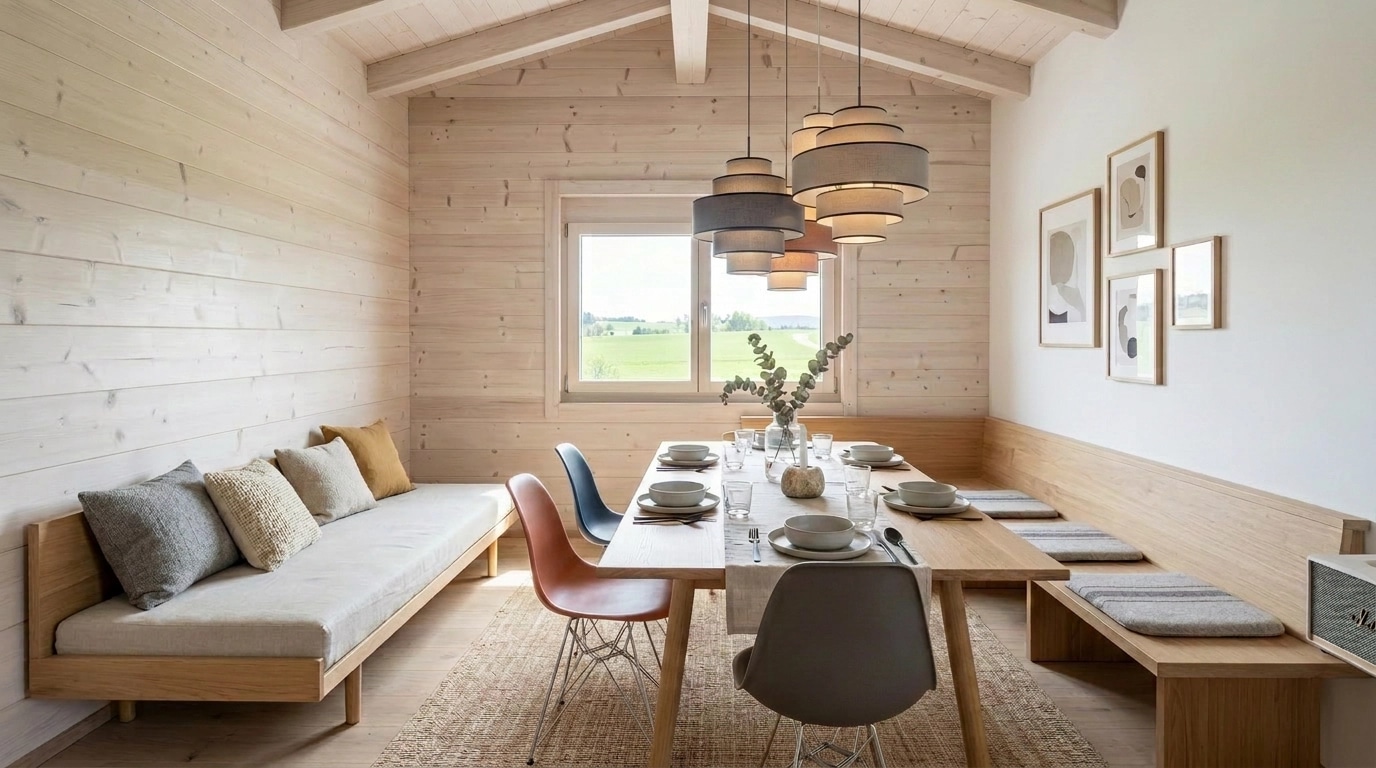 Interior design in Coastal / Hamptons style — dining_room by GenRoom AI