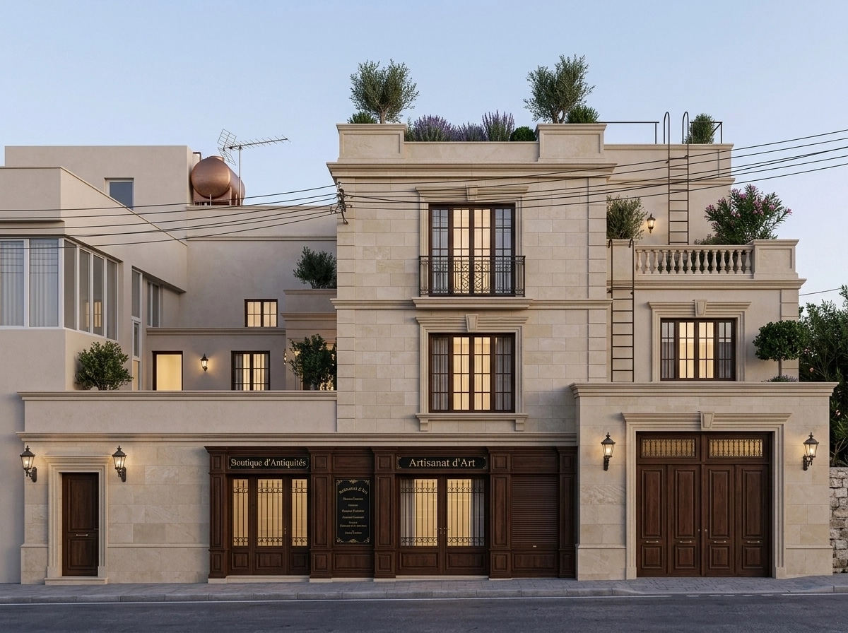 Classic Facade Facade design — facade photo by GenRoom AI