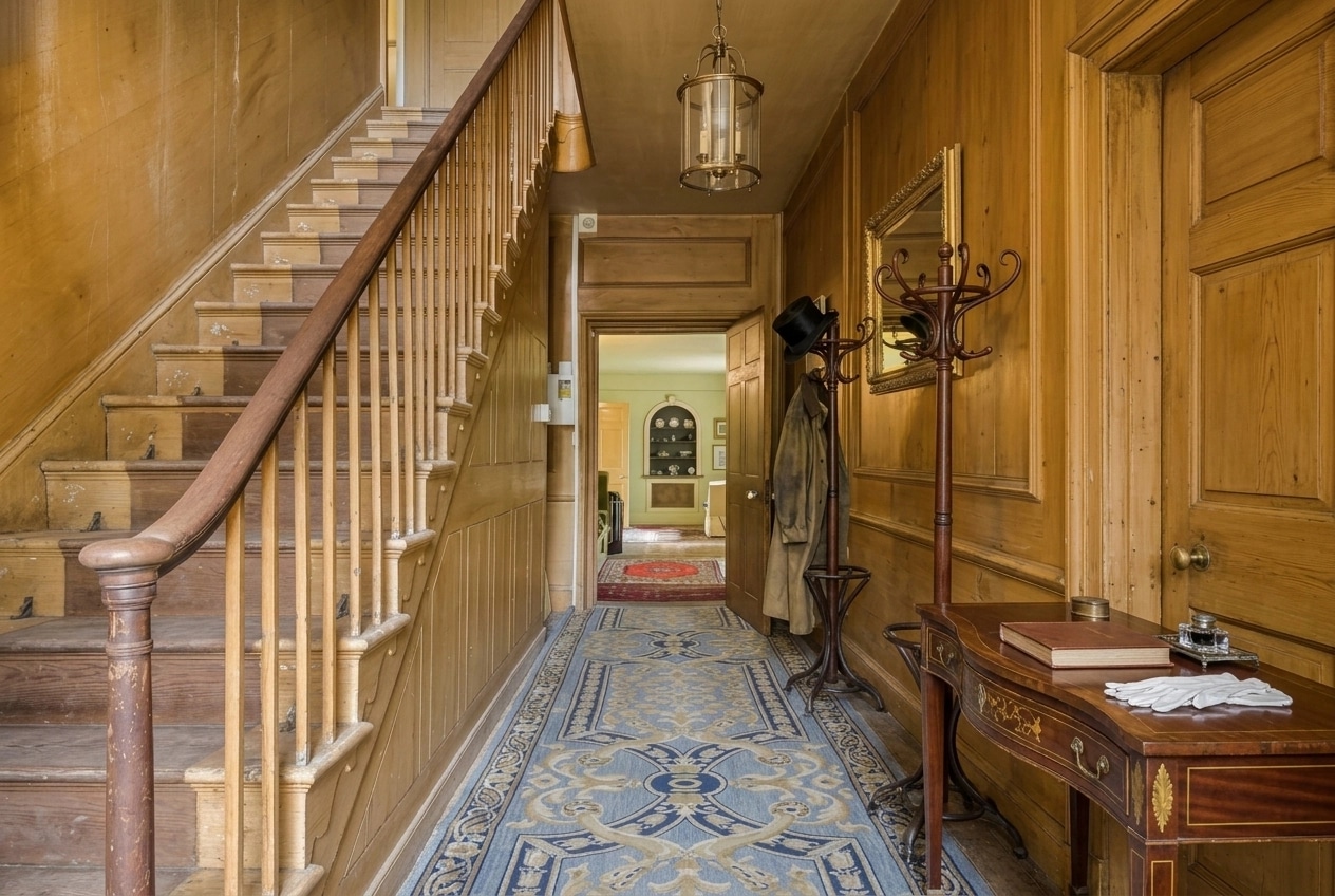 British Hallway design — interior photo by GenRoom AI