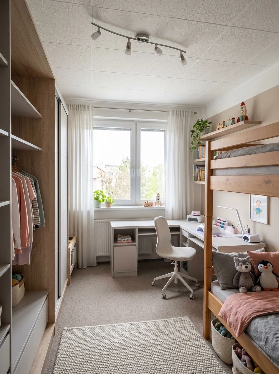 Minimalism Camera dei Bambini design — interior photo by GenRoom AI