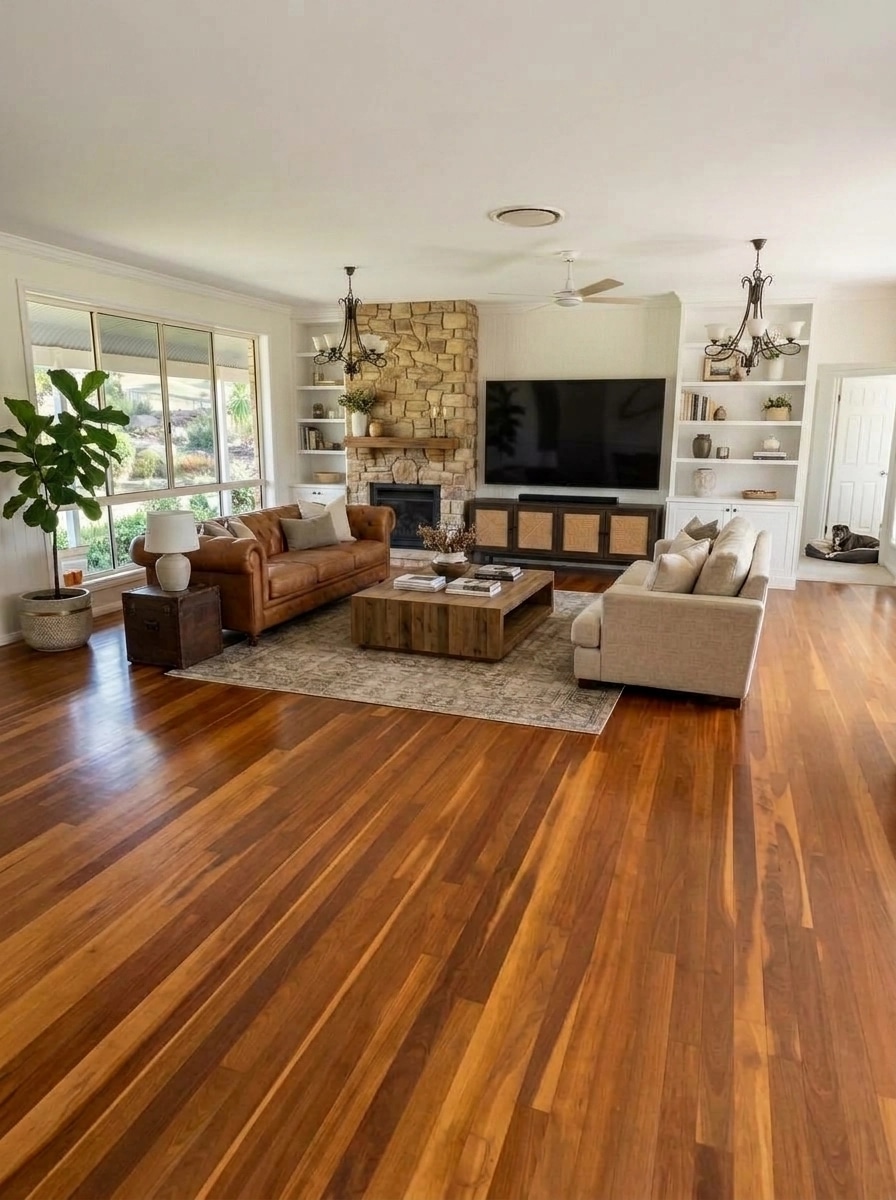 Modern Farmhouse Living Room design — interior photo by GenRoom AI