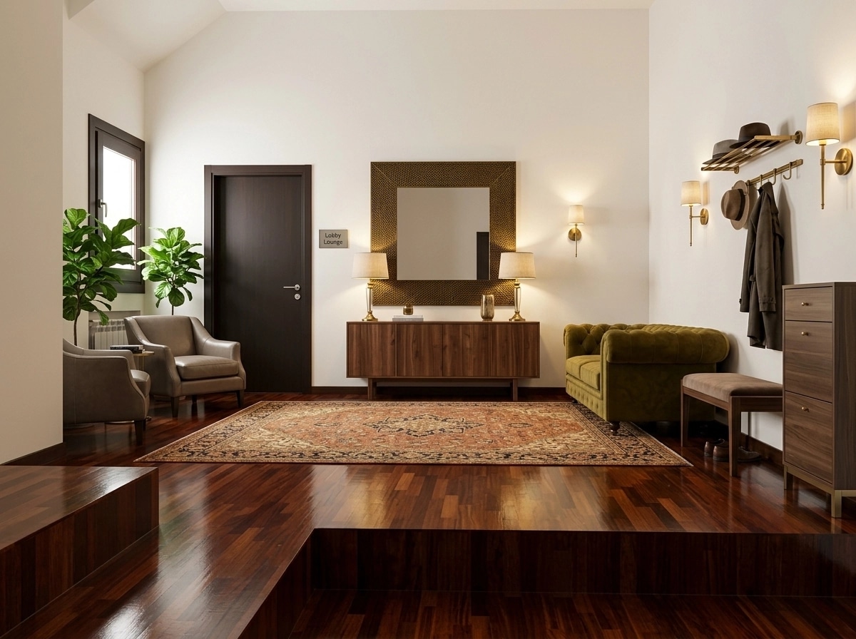 Interior design in Transitional style — lobby by GenRoom AI