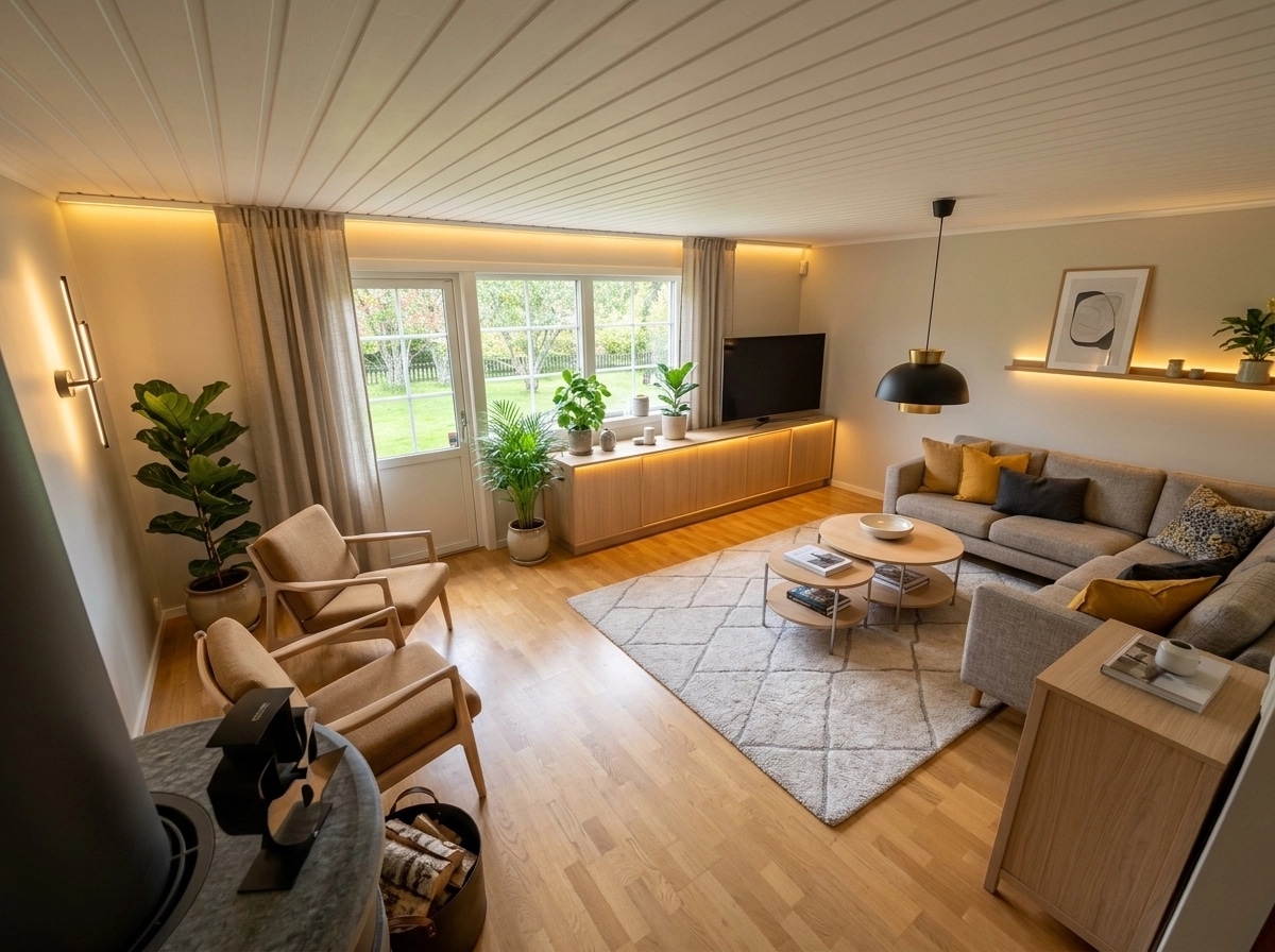 Interior design in Contemporary style — Living Room by GenRoom AI