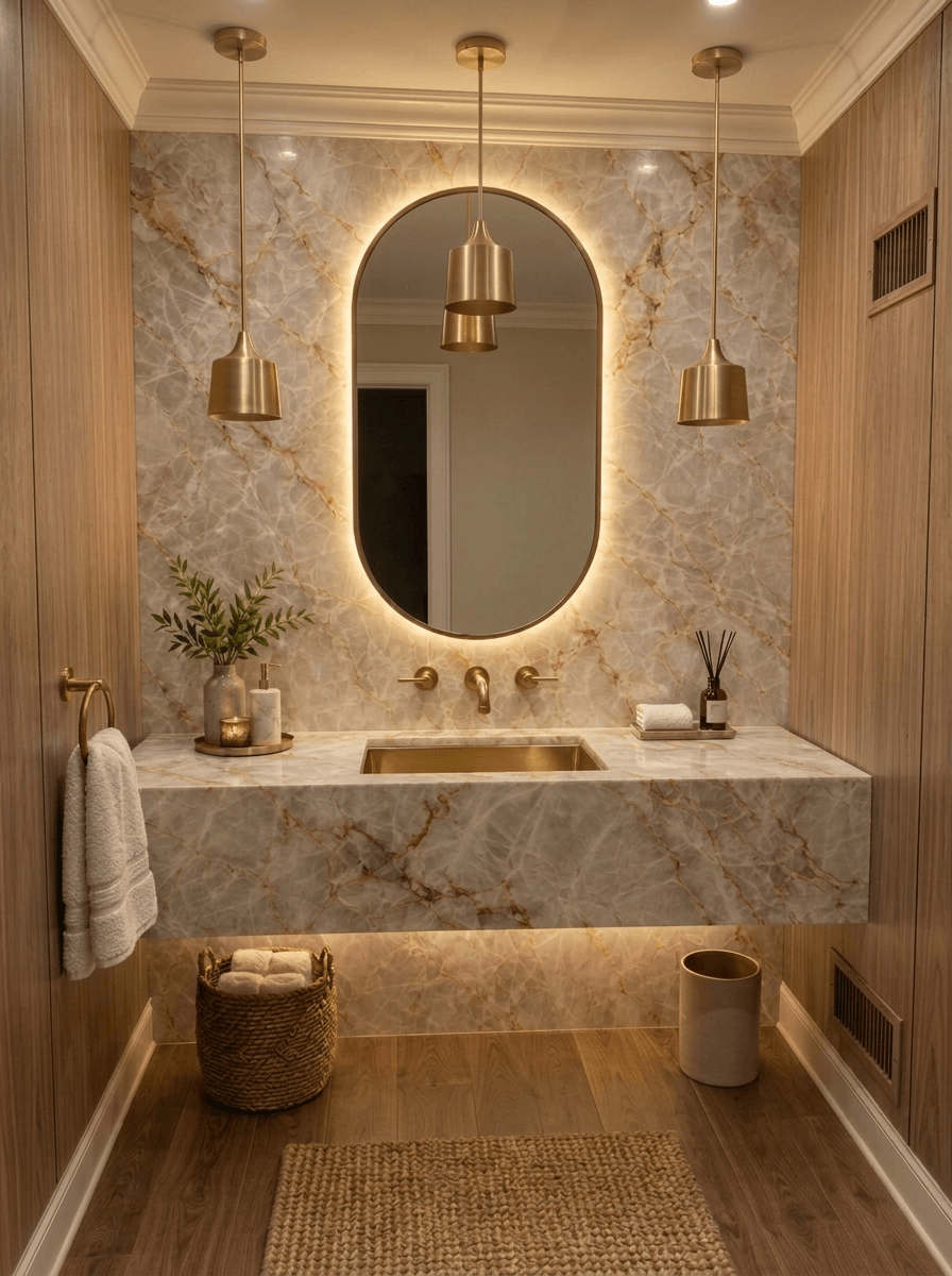 Bathroom interior in no_style style — photo by GenRoom AI