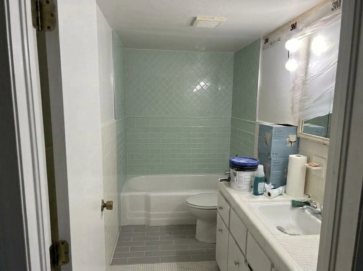 Bathroom interior in no_style style — photo by GenRoom AI