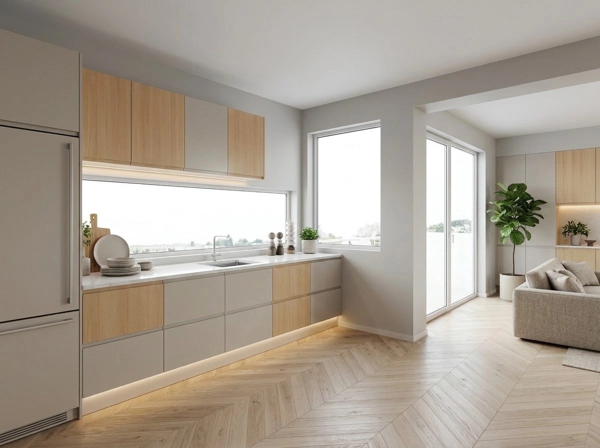 Scandinavian Kitchen design — interior photo by GenRoom AI