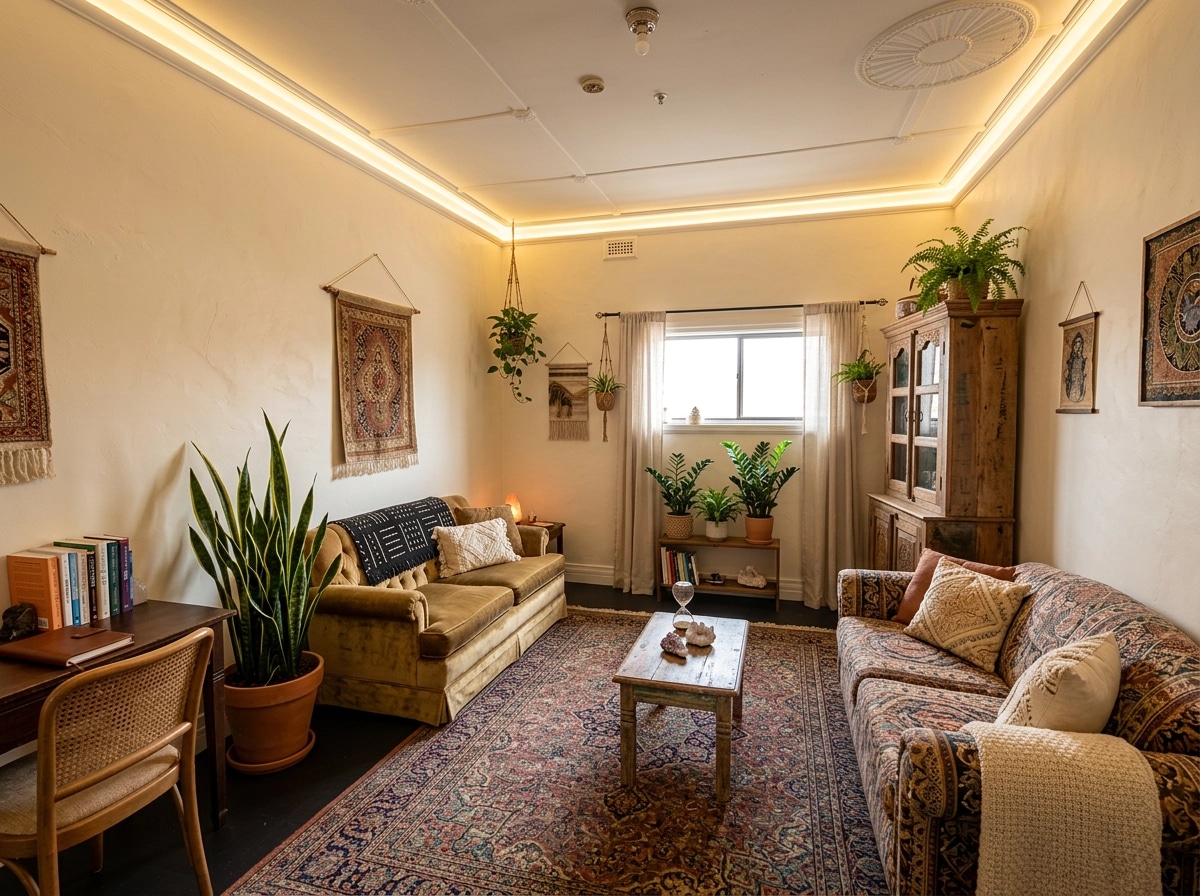 Interior design in Bohemian style — other by GenRoom AI