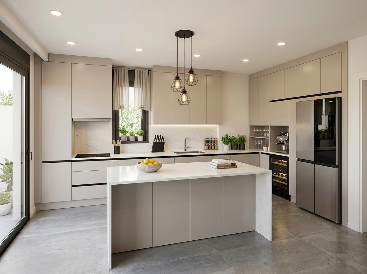 Kitchen interior in no_style style — photo by GenRoom AI