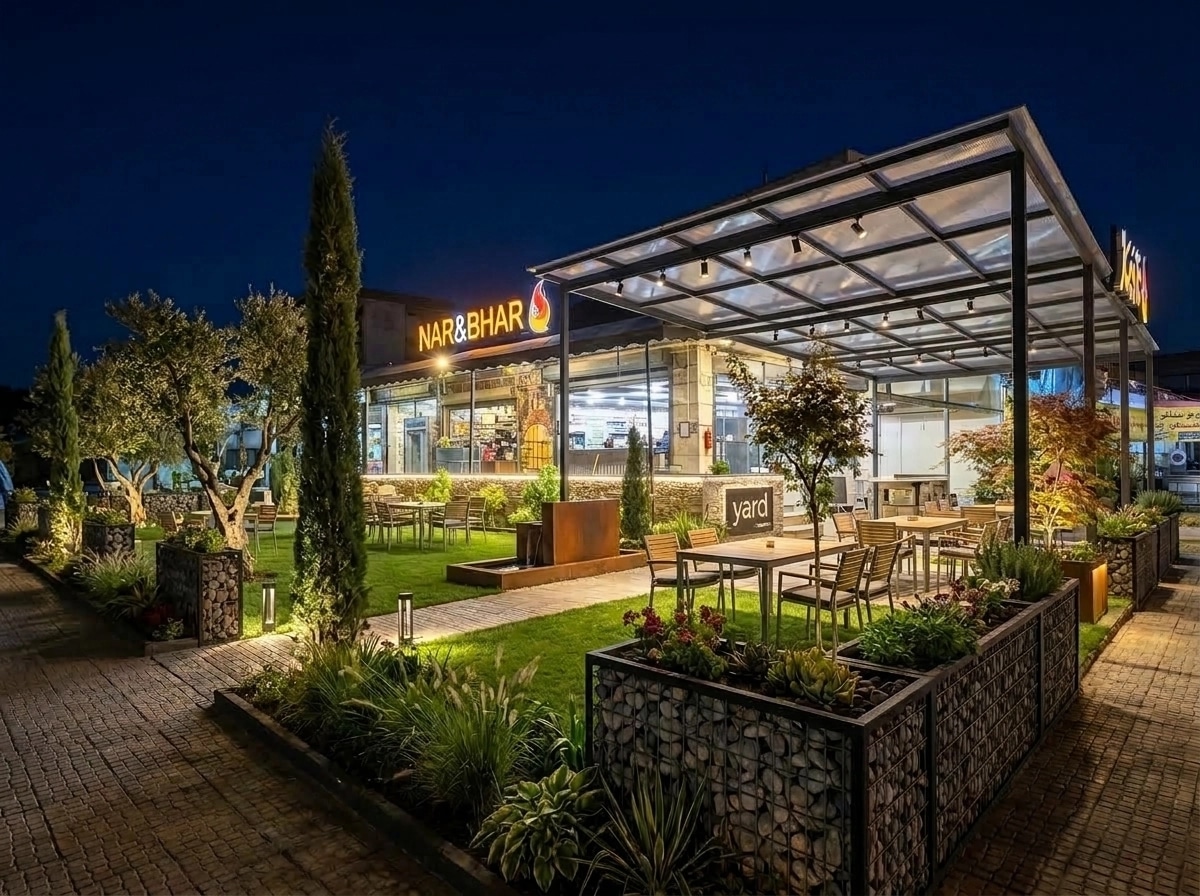 Landscape design in Contemporary Yard style — Yard by GenRoom AI