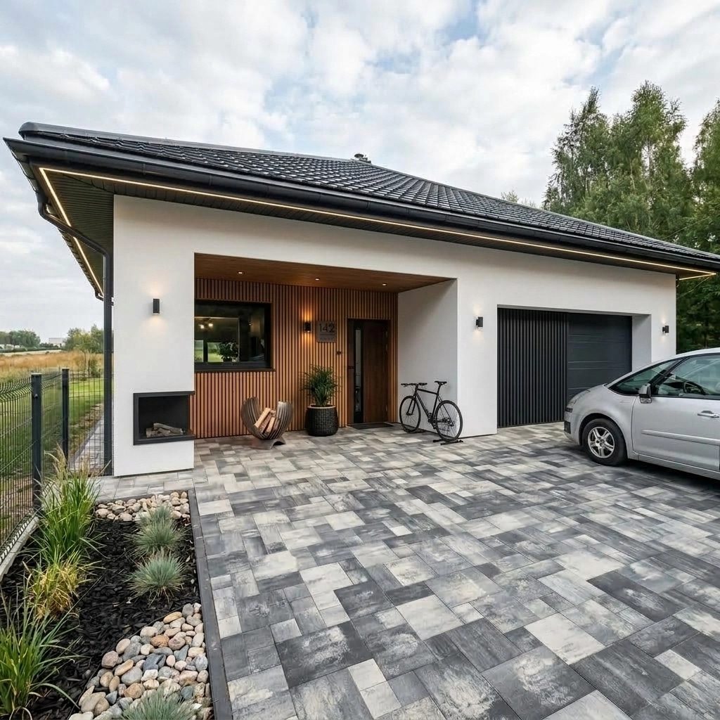 Contemporary Facade Facade design — facade photo by GenRoom AI