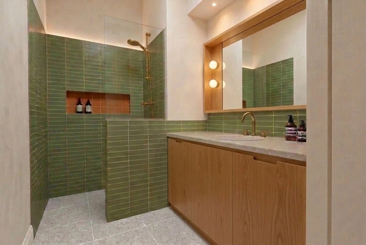 Bathroom interior in no_style style — photo by GenRoom AI