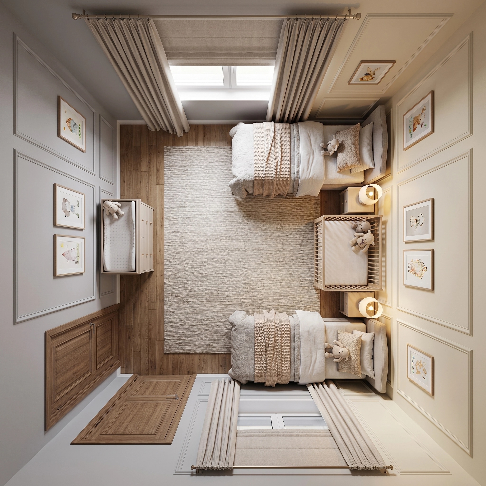 Interior design in Transitional style — Living Room by GenRoom AI