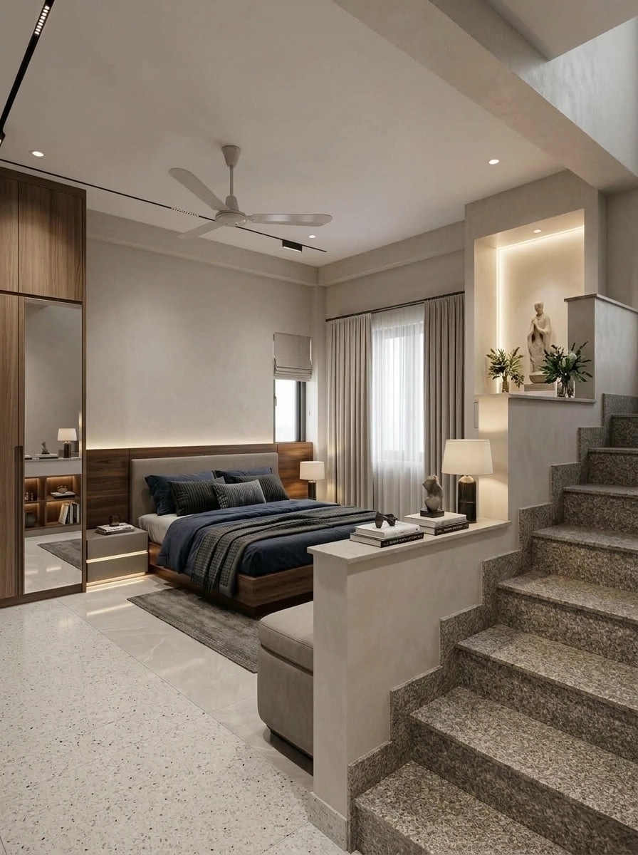 Interior design in Contemporary style — Bedroom by GenRoom AI