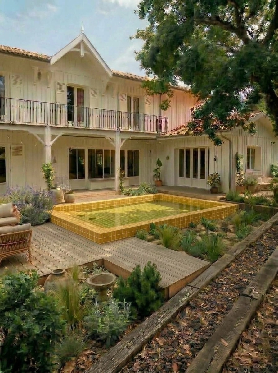 Landscape design in Eco Natural Garden style — Yard by GenRoom AI